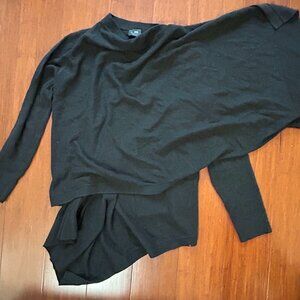 Club Monoco black wrap sweater - xs